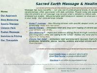 Sacred Earth Massage & Healing Home Page Sacred Earth Massage & Healing Home Page