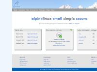 Frontpage | Alpine Linux Frontpage | Alpine Linux