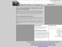 Alpine Motors Wyoming Car Dealer
