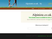 Welcome to Alpiniste.co.uk Welcome to Alpiniste.co.uk