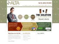 ALTA copy print design