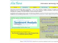 altaplana.com white papers & articles, presentations, Text Analytics Summit