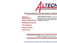 altechmechanical.com HVAC Refrigeration, Temp Control, Process Piping