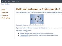 FrontPage - AlwinsWorld