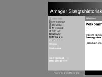 Amager Slægtshistoriske Forening - Velkommen Amager Slægtshistoriske Forening - Velkommen