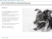 DOG WALKING by Amanda Barclay: Welcome