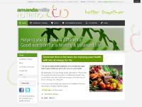 amandamillsnutrition.co.uk The aim of Amanda Mills Nutrition is to provide first class nutritional advice at competitive prices. Good nutrition is the basis for enjoying your health with lots of energy for life. amandamillsnutrition.co.uk The aim of Amanda Mills Nutrition is to provide first class nutritional advice at competitive prices. Good nutrition is the basis for enjoying your health with lots of energy for life.