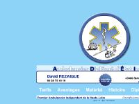 A.D.E.I. David Rezaigue, premier Ambulancier Indépendant de la Haute-Loire A.D.E.I. David Rezaigue, premier Ambulancier Indépendant de la Haute-Loire