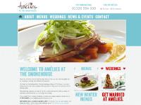 OUR MENUS, Sundays are Special, AmeÌlies Wedding Fair OUR MENUS, Sundays are Special, AmeÌlies Wedding Fair