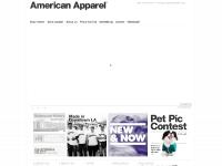 American Apparel | Fashionable Basics. Sweatshop Free. Made in USA. American Apparel | Fashionable Basics. Sweatshop Free. Made in USA.