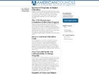 American Councils - Higher Education Programs