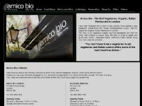 Amico Bio - Vegetarian Organic Italian Restaurant - London. Amico Bio - Vegetarian Organic Italian Restaurant - London.
