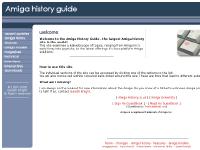 Amiga History Guide Amiga History Guide
