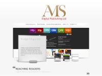 ams-digital-publishing.co.uk Built by Bookswarm, Wordpress