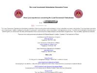 Local Government Ombudsmen (LGO) Local Government Ombudsmen (LGO)