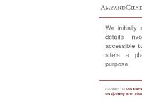 Welcome to AmyandChad.org Welcome to AmyandChad.org