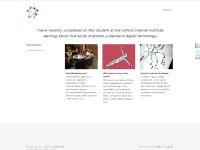 amymcleod.co.uk MSc in Social Science of the Internet, Website Production Workshops, Classica Theme