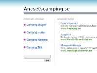 anasetscamping.se sport fritid hobby; b2bsportfritid; b2bnöje camping stugor camping husbil camping karaoke camping tält