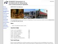 ACM/IEEE Symposium on Architectures for Networking and Communications Systems ACM/IEEE Symposium on Architectures for Networking and Communications Systems