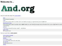 and.org Texts, A list of texts I've written., Code