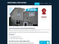 andersonwallcoatings.co.uk wall coatings, roof coatings, textured
