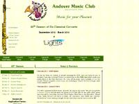 Andover Music Club - Main Page