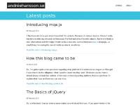 Read the rest of Introducing mqa.js, The Basics of jQuery, Read the rest of The Basics of jQuery, GitHub  Read the rest of Introducing mqa.js, The Basics of jQuery, Read the rest of The Basics of jQuery, GitHub