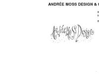 Andrée Moss Textile Design Studio Andrée Moss Textile Design Studio