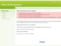 Hello and welcome to my website. | AndrÃ© On Photography