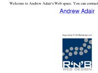 andrewadair.co.uk andrewadair.co.uk