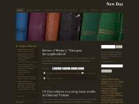 New Day | The blog of Dr Andrew Butcher New Day | The blog of Dr Andrew Butcher