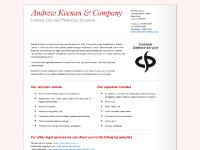 Andrew Keenan & Company - Criminal Law and Prison Law Specialists Andrew Keenan & Company - Criminal Law and Prison Law Specialists