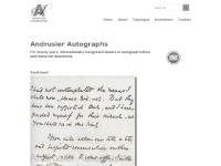 Andrusier Autographs - Andrusier Autographs, the UK’s leading autograph Andrusier Autographs - Andrusier Autographs, the UK’s leading autograph