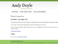 andydoyle.co.uk Software, Music Production, Social Networking
