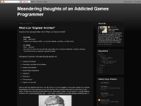 Meandering thoughts of an Addicted Games Programmer Meandering thoughts of an Addicted Games Programmer