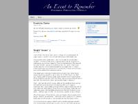 An Event to Remember