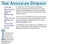The Anglican Domain The Anglican Domain