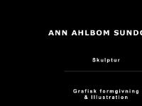 ANN AHLBOM SUNDQVIST ANN AHLBOM SUNDQVIST