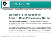 annechun - Welcome to the website of Anne K. Chun Professional Corporation annechun - Welcome to the website of Anne K. Chun Professional Corporation