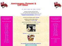 Anniversary gift and present ideas