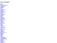 Annuaire des Mairies Annuaire des Mairies