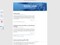 Annuity Leads Annuity Leads
