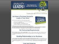 annuityleads.net My Leads, Signup, Reserve your area now annuityleads.net My Leads, Signup, Reserve your area now