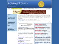 Annulment Forms - Resources About Annulment - Marriage Annulment