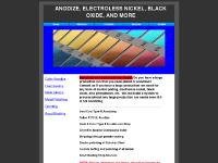 Anodizing Services Shop for Color Anodize, Hard Anodize, Chemfilm, Electro polish and Metal Polishing in Baltimore Washington DC area Anodizing Services Shop for Color Anodize, Hard Anodize, Chemfilm, Electro polish and Metal Polishing in Baltimore Washington DC area