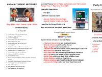The ANOMALY RADIO Network