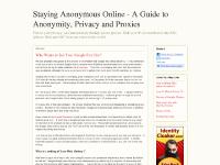 Anonymous Surfing