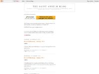 The Saint Anselm Blog The Saint Anselm Blog