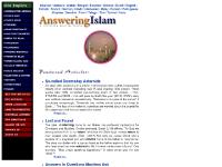 Answering Islam, A Christian-Muslim Dialog and Apologetic Answering Islam, A Christian-Muslim Dialog and Apologetic