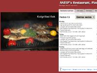  Menyer, Om Anteps, Bilder, Anteps Restaurant